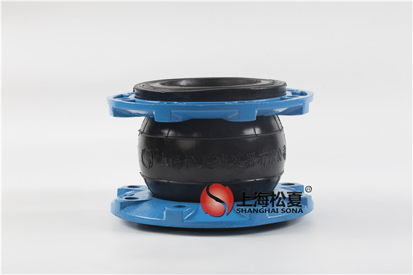 锅炉给水泵用DN100-1.6Mpa球墨法兰NR橡胶膨胀节高清实拍图